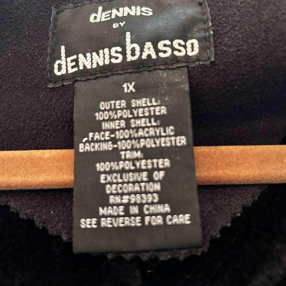 Dennis by Dennis Basso Faux Suede Faux Fur Coat - Picture 6 of 7